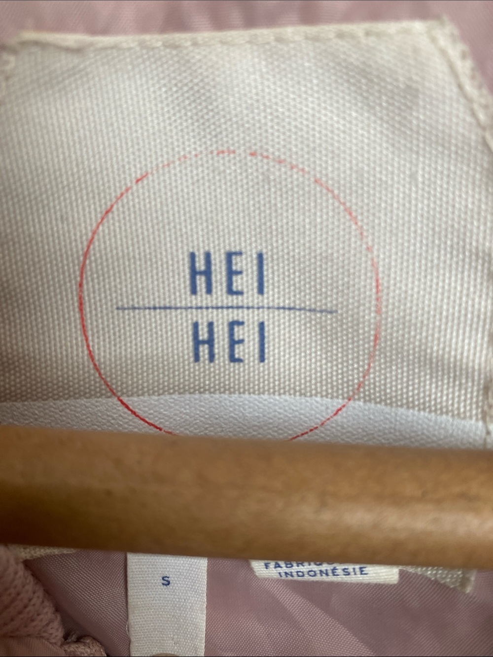 Anthropology Hei Hei Blush Pink Bomber Jacket - Picture 2 of 2